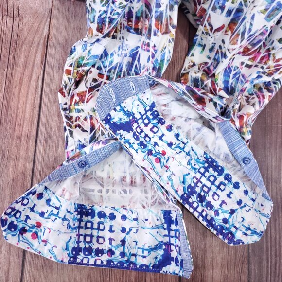 Robert Graham Mens 2XLT Abstract Geometric Colorful Long Sleeve Button Up Shirt - Picture 7 of 16